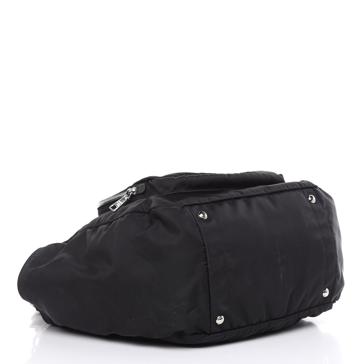 Tessuto Nylon Vela Diaper Bag Black