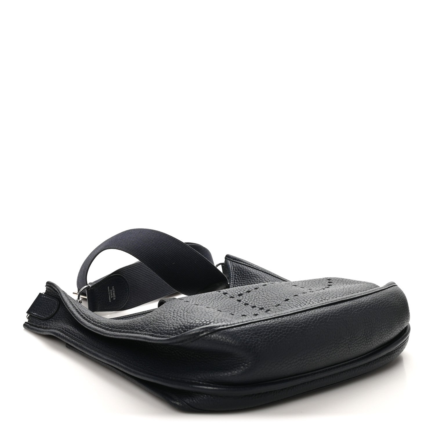 Hermes Taurillon Clemence Evelyne III PM Bleu Nuit 6 of 19