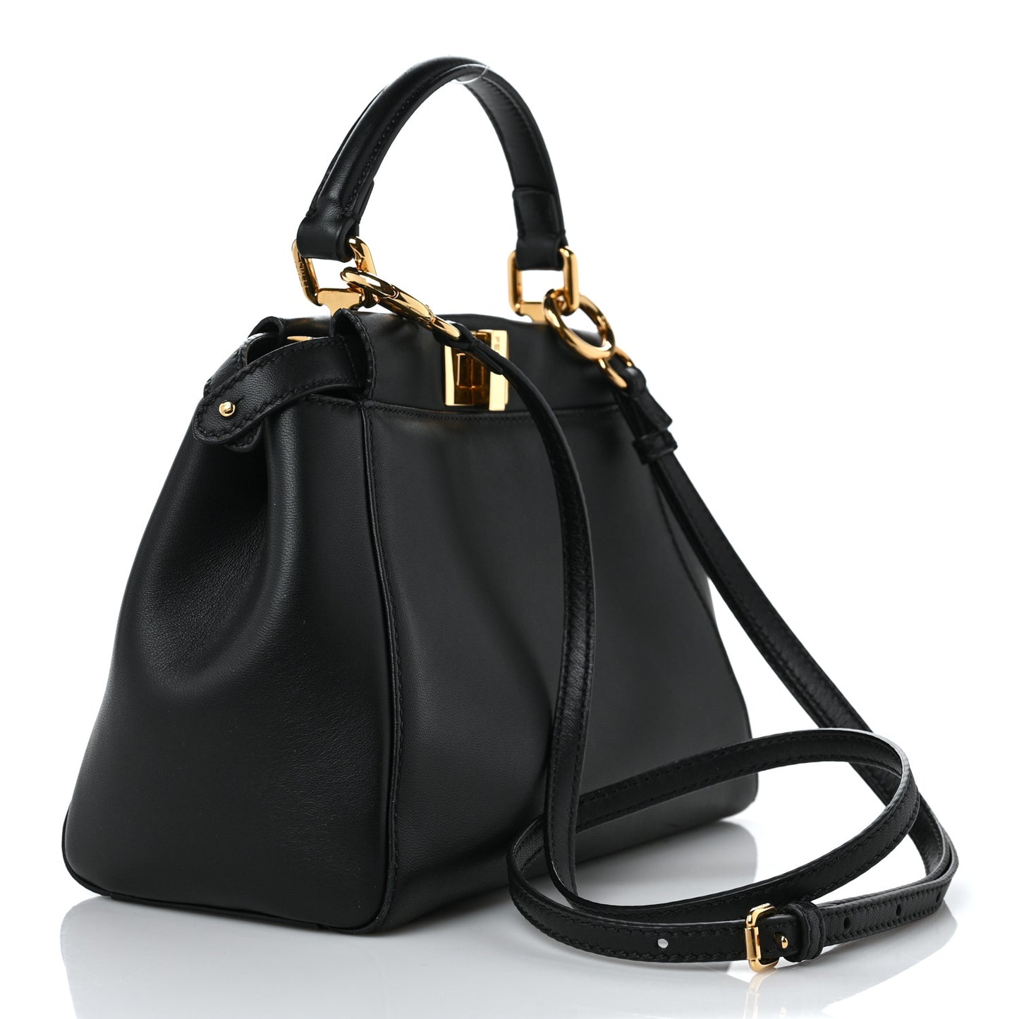 Nappa Mini Peekaboo Iconic Satchel Black