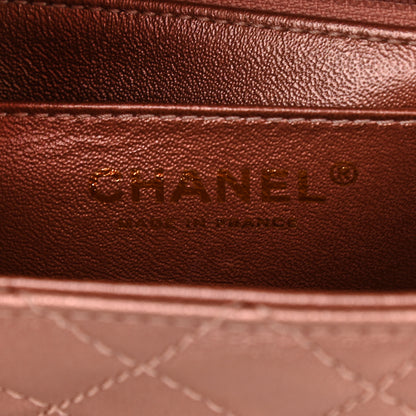 Chanel Metallic Grained Calfskin Quilted 2.55 Reissue Mini Flap Copper Pink 6 of 9