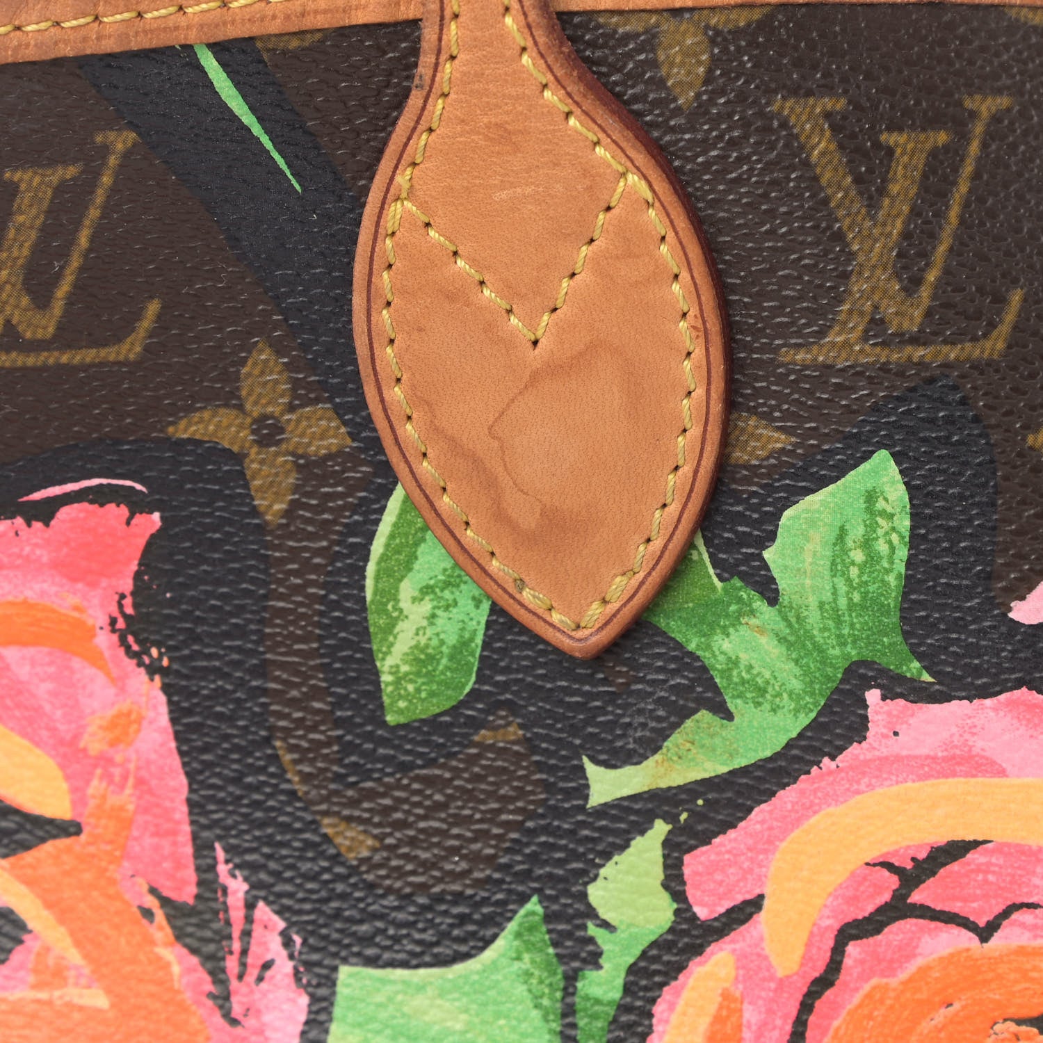 Louis Vuitton Monogram Roses Neverfull MM 8 of 10