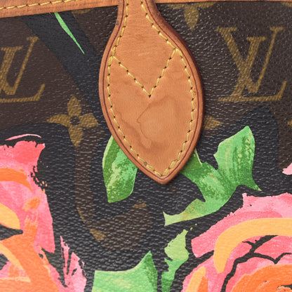 Louis Vuitton Monogram Roses Neverfull MM 8 of 10