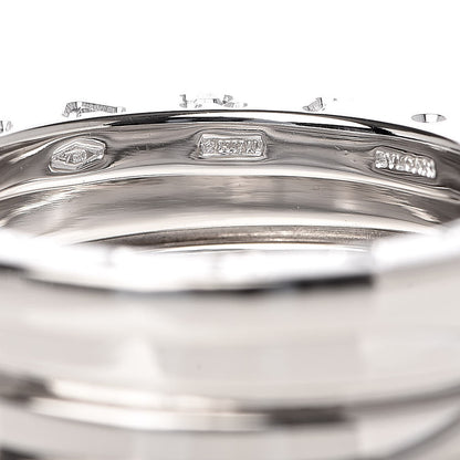 Bulgari 18K White Gold B.Zero1 Two-Band Ring 50 5.25 5 of 7