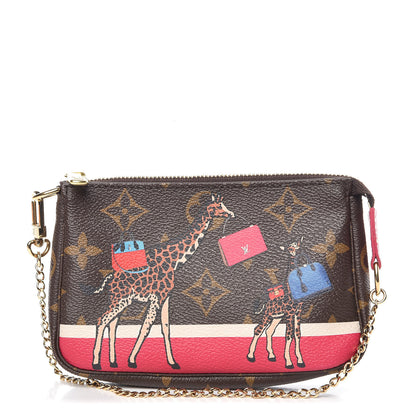 Louis Vuitton Monogram 2017 Christmas Animation Mini Pochette Accessories 1 of 8