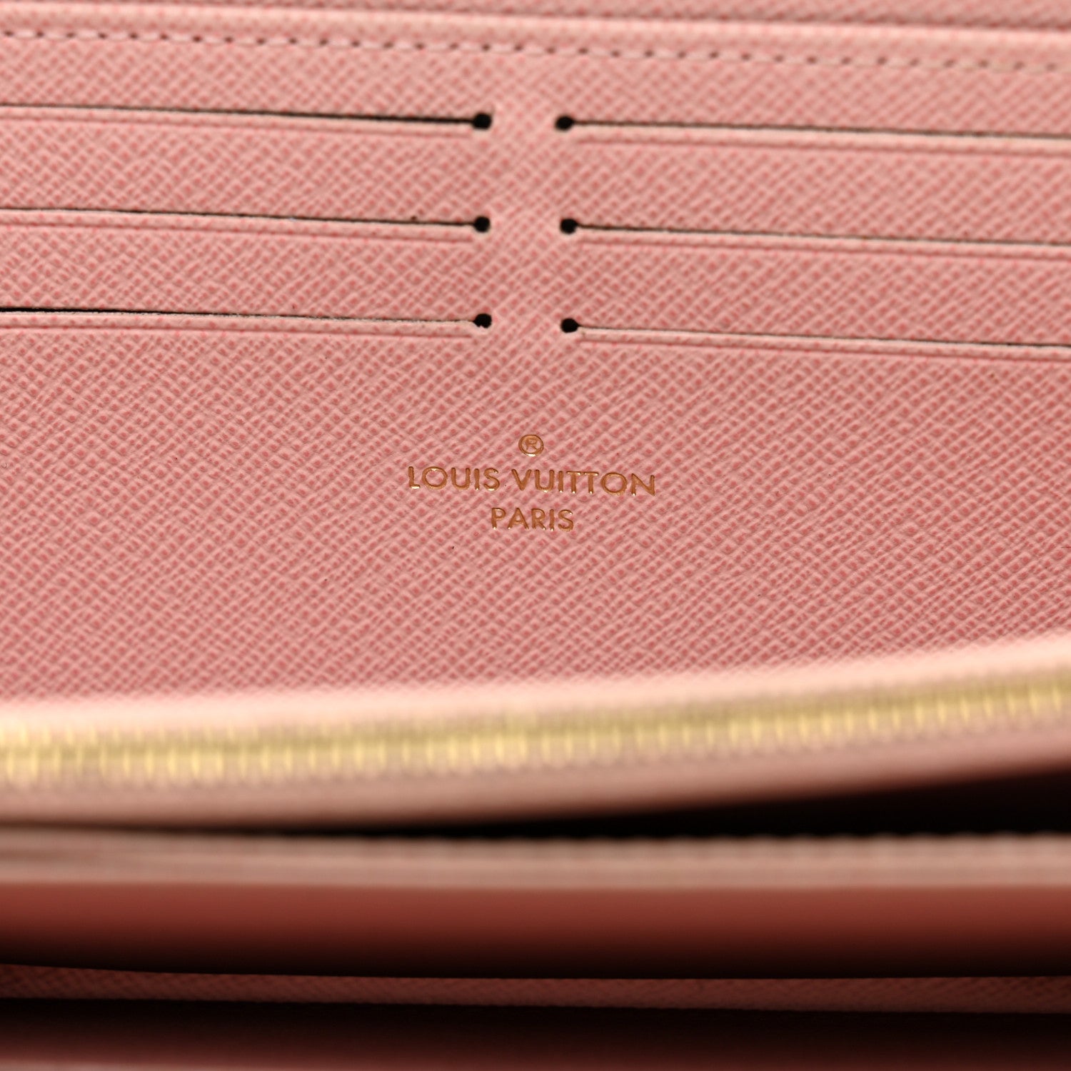 Louis Vuitton Damier Ebene Zippy Wallet Rose Ballerine 6 of 7