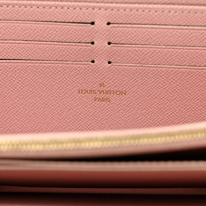 Louis Vuitton Damier Ebene Zippy Wallet Rose Ballerine 6 of 7