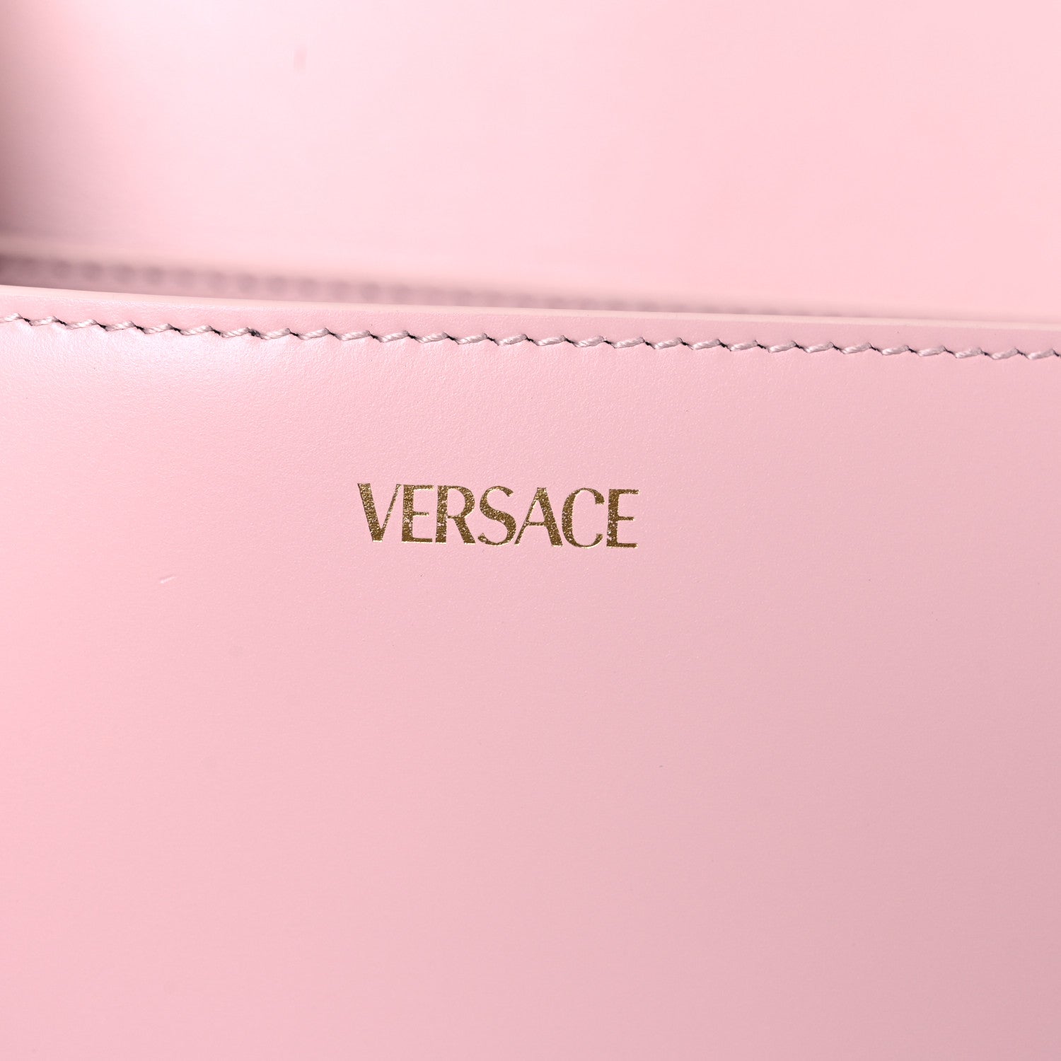 Versace Calfskin Medium Greca Goddess Shoulder Bag Pale Pink 6 of 10