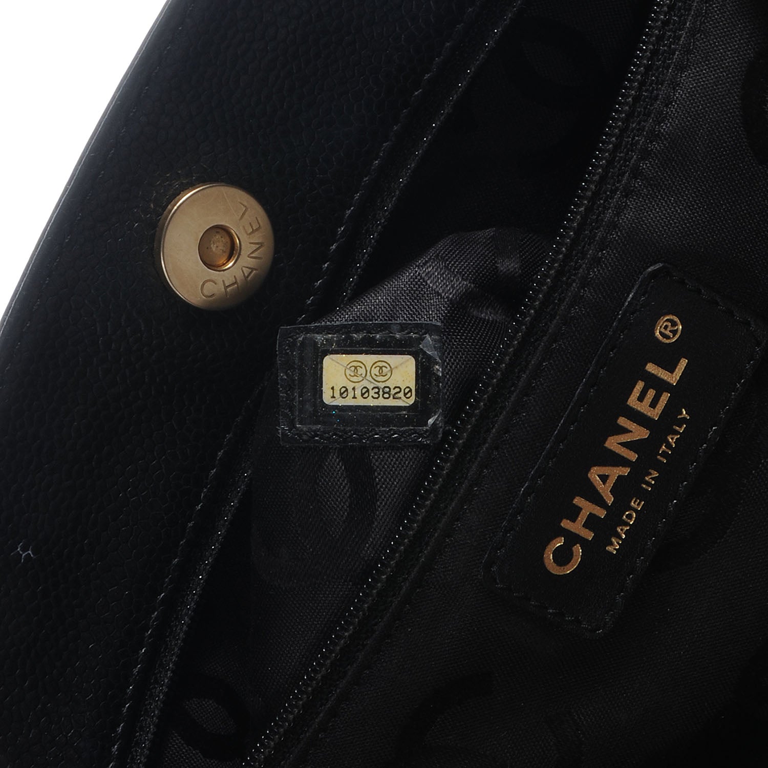 Chanel Caviar Quilted Shopping Tote Black 7 of 7