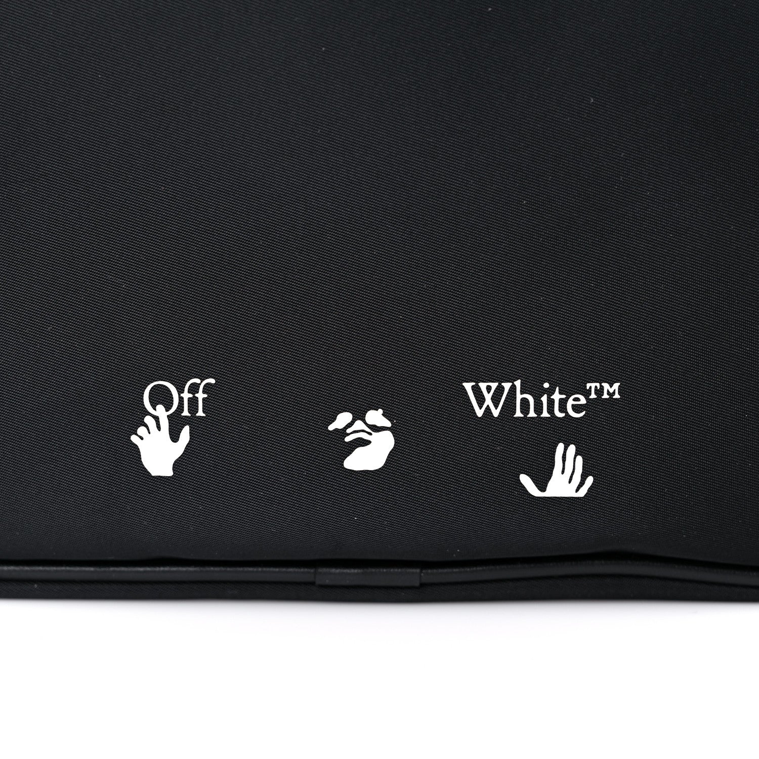 Off-White Nylon Logo Print Crossbody Bag Black 9 of 9