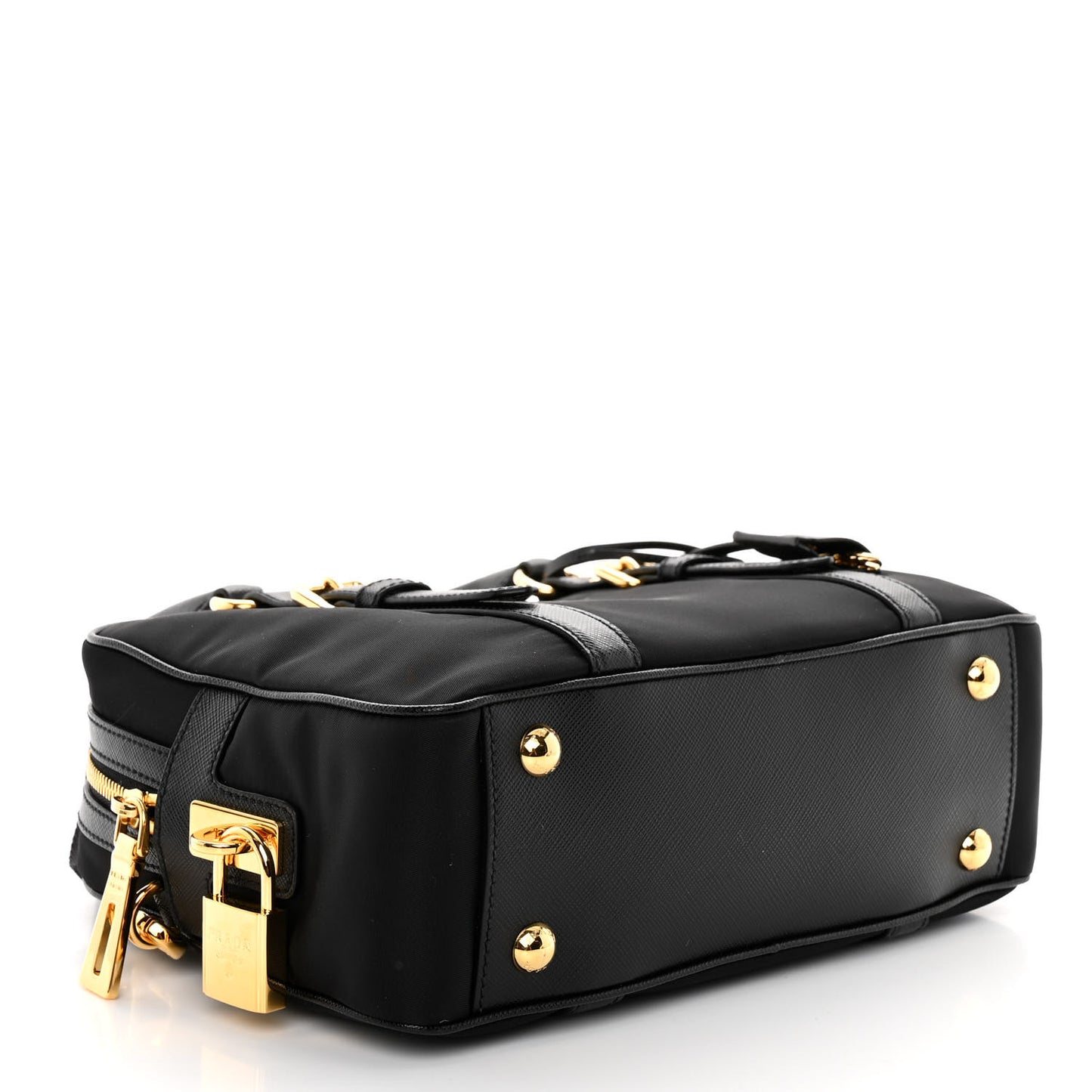 Tessuto Nylon Saffiano Bauletto Black