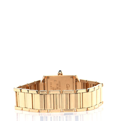 Cartier 18K Yellow Gold 20mm Tank Francaise Quartz Watch 3 of 4