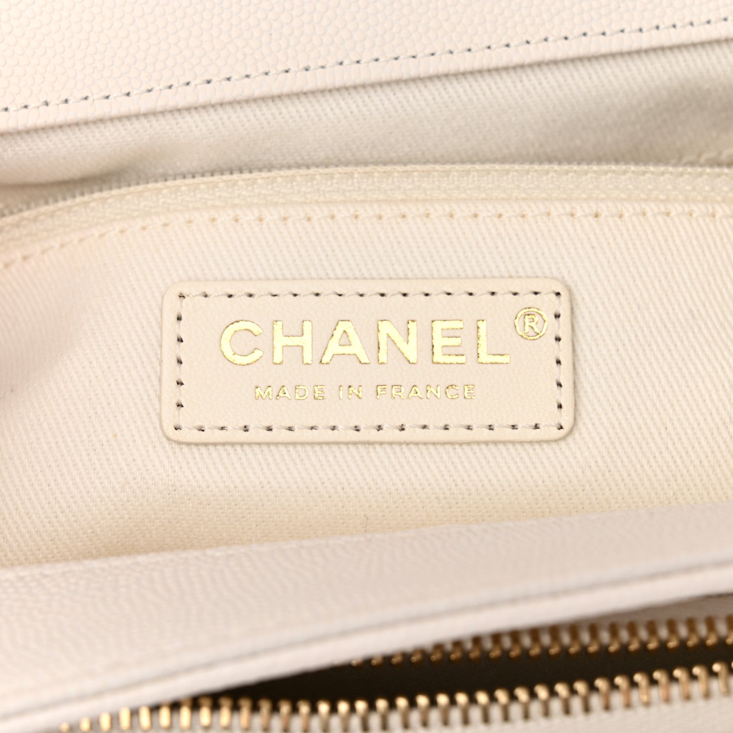 Chanel Caviar Quilted Medium Business Affinity Flap White 6 of 12