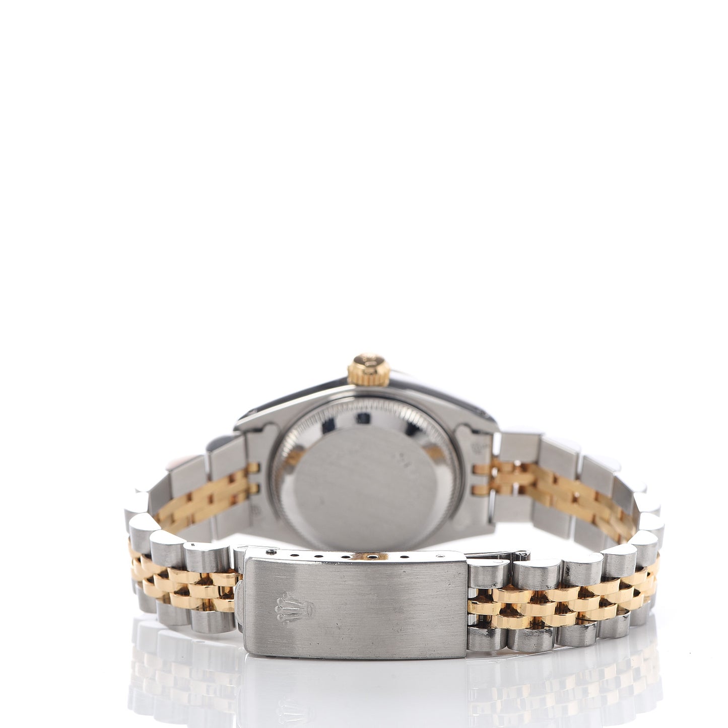 Stainless Steel 18K Yellow Gold Diamond Turquoise 26mm Oyster Perpetual Datejust Watch 69173