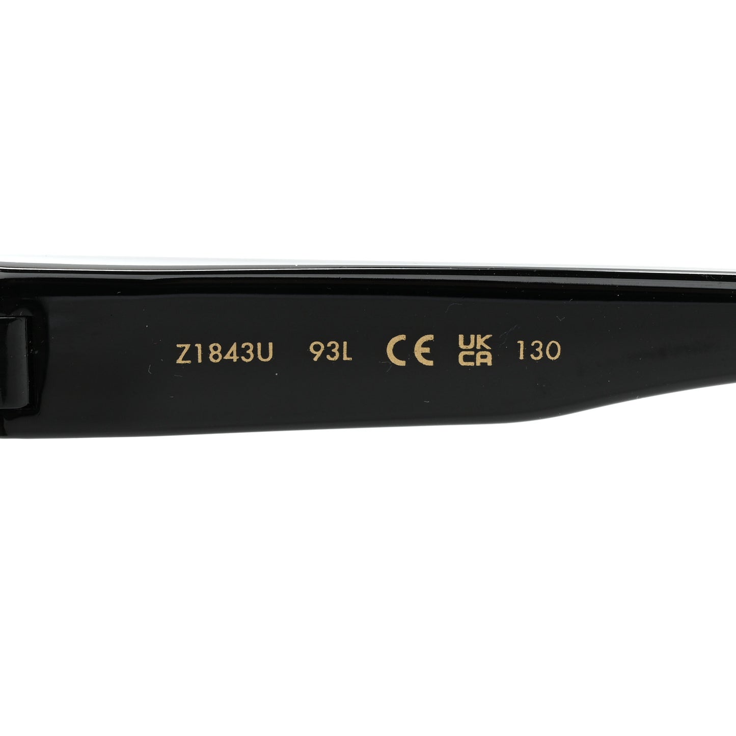 Nylon LV Shadow Square Sunglasses Z1843U Black