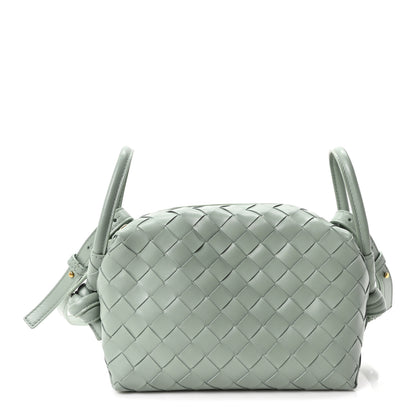 Bottega Veneta Nappa Intrecciato Loop Top Handle Camera Bag New Sauge 1 of 11