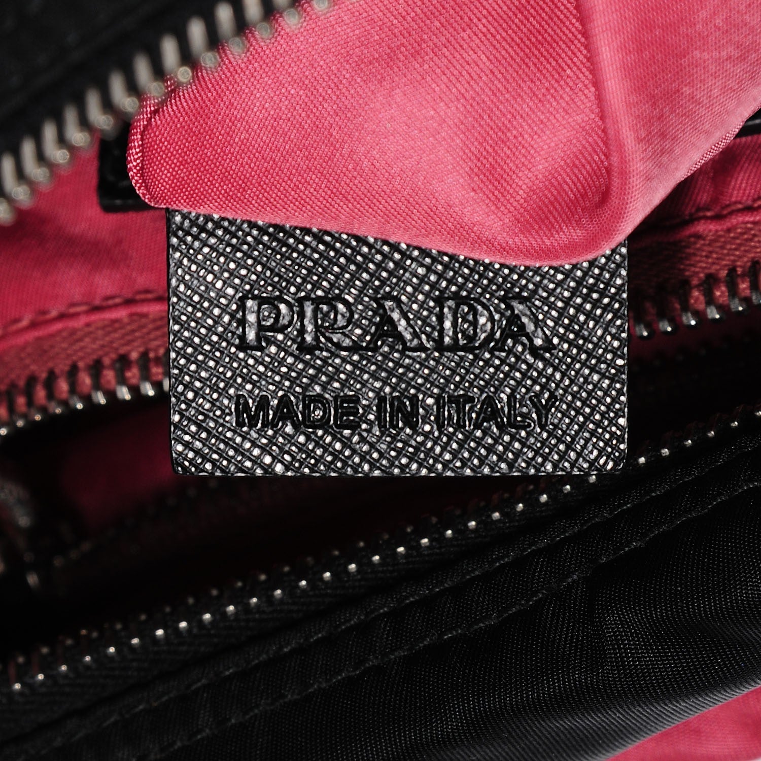 Prada Tessuto Nylon Saffiano Messenger Bag Nero Black 8 of 8