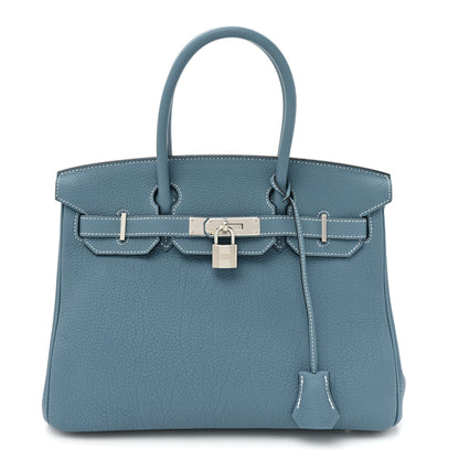 Hermes Togo Birkin 30 Blue Jean 1 of 13