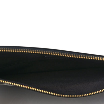 Versace Calfskin Medusa Print Zip Pouch Black 5 of 7