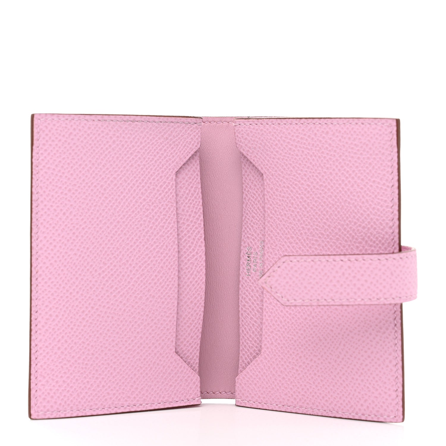 Hermes Epsom Bearn Card Holder Wallet Mauve Sylvestre 5 of 8
