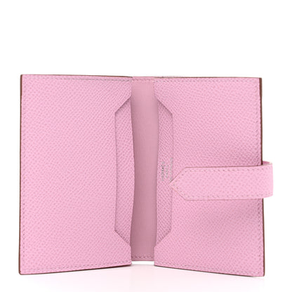 Hermes Epsom Bearn Card Holder Wallet Mauve Sylvestre 5 of 8