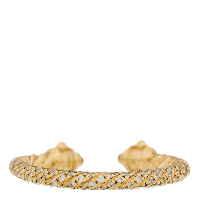 David Yurman 18K Yellow Gold Diamond Renaissance Ring 53 6.5 3 of 4