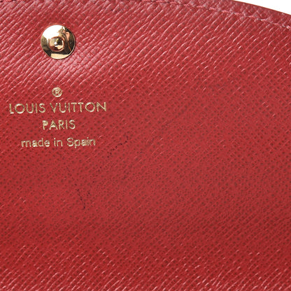 Louis Vuitton Damier Ebene Caissa Wallet Cherry 8 of 10