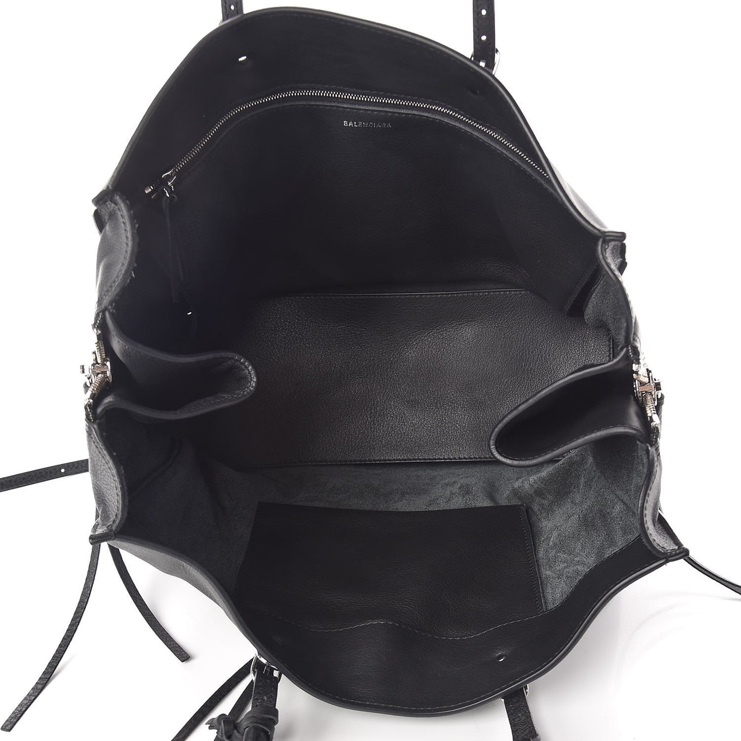 Veau Papier B4 Zip Around Tote Black