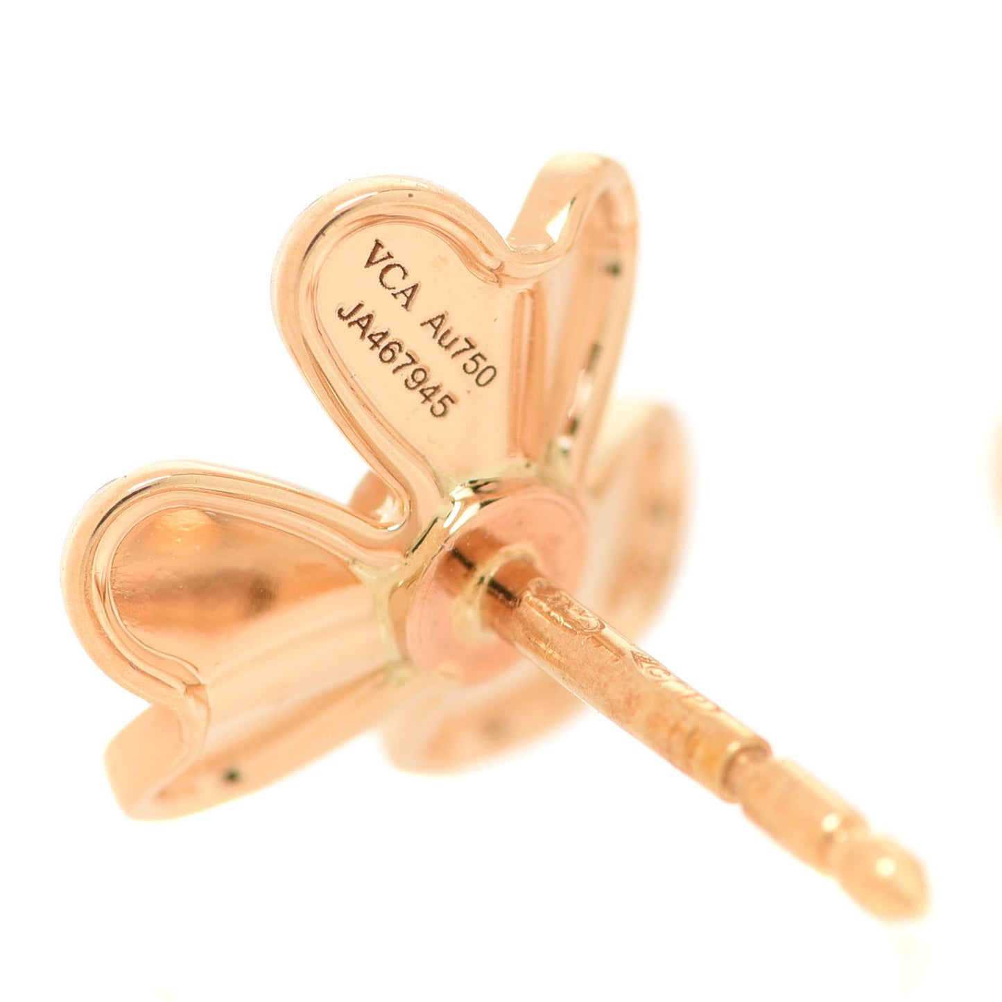 18K Yellow Gold Diamond Mini Frivole Earrings