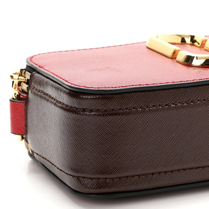 Marc Jacobs Saffiano Small Snapshot Camera Bag Red Multicolor 9 of 10