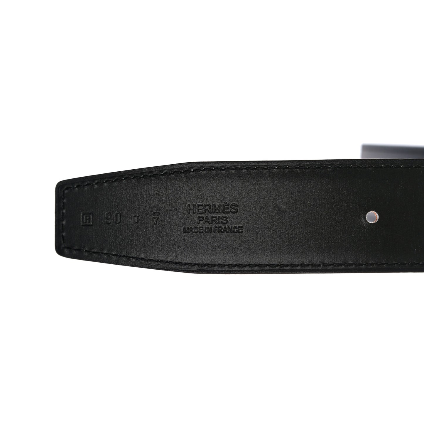 Box Chamonix 32mm Martelee H Belt 90 Black Gold