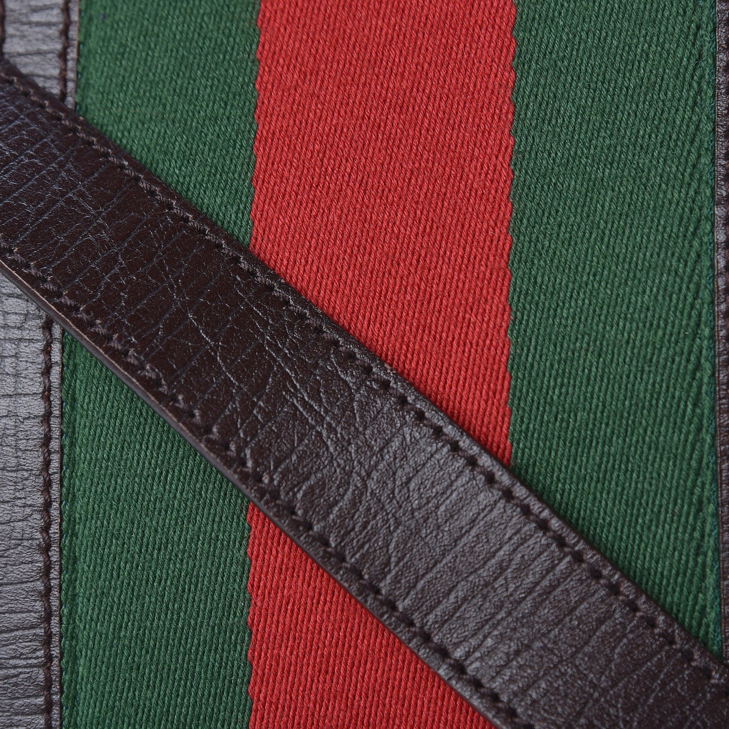 Gucci GG Plus Monogram Web Large Flap Messenger Bag Beige Dark Brown 8 of 18