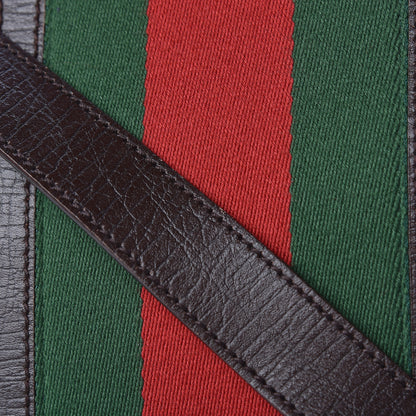 Gucci GG Plus Monogram Web Large Flap Messenger Bag Beige Dark Brown 8 of 18