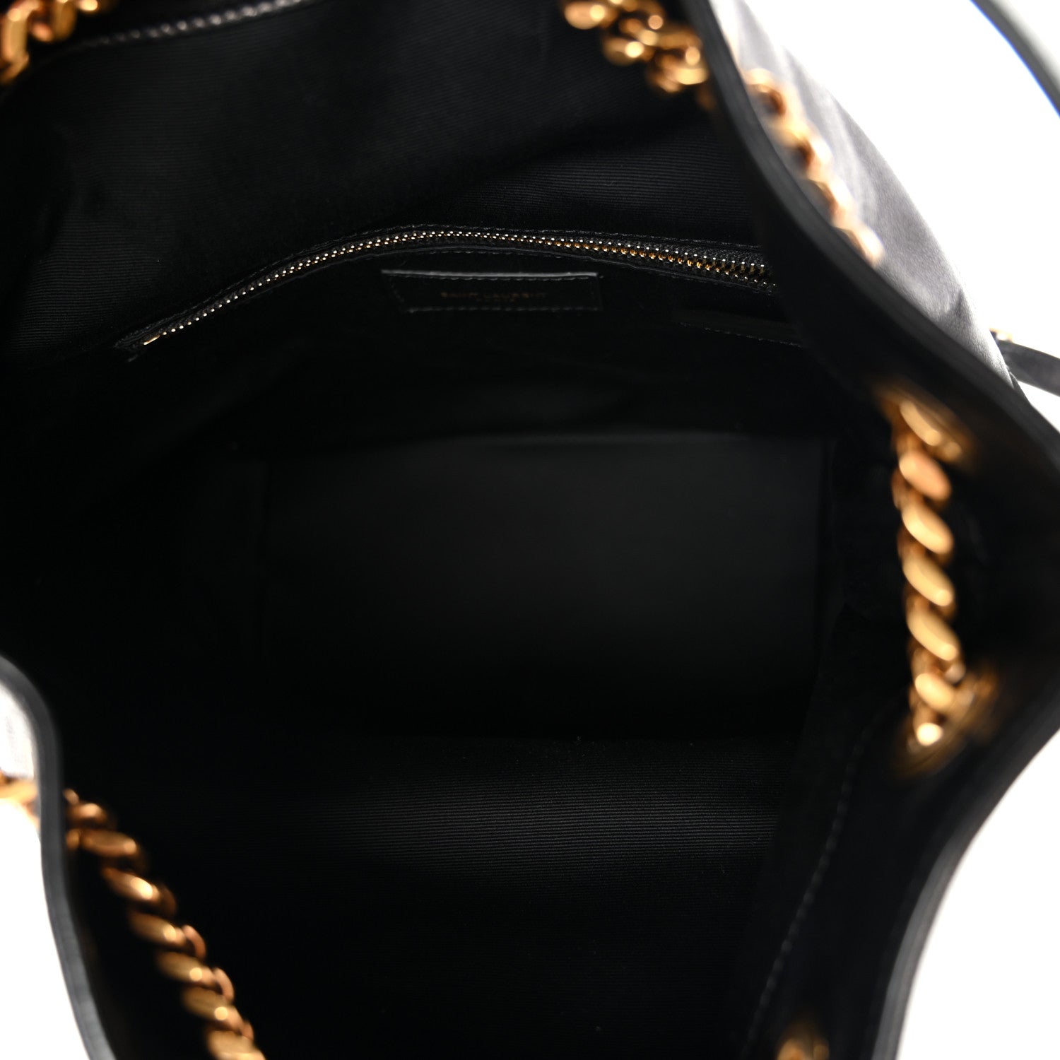 Saint Laurent Lambskin Matelasse Monogram Joe Backpack Black 5 of 10