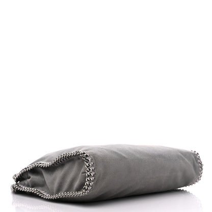 Stella McCartney STELLA MCCARTNEY Shaggy Deer Mini Falabella Fold Over Tote Light Grey 4 of 8