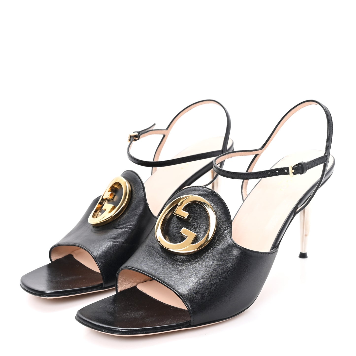 Malaga Kid Blondie 85mm Slingback Sandals 42 Black