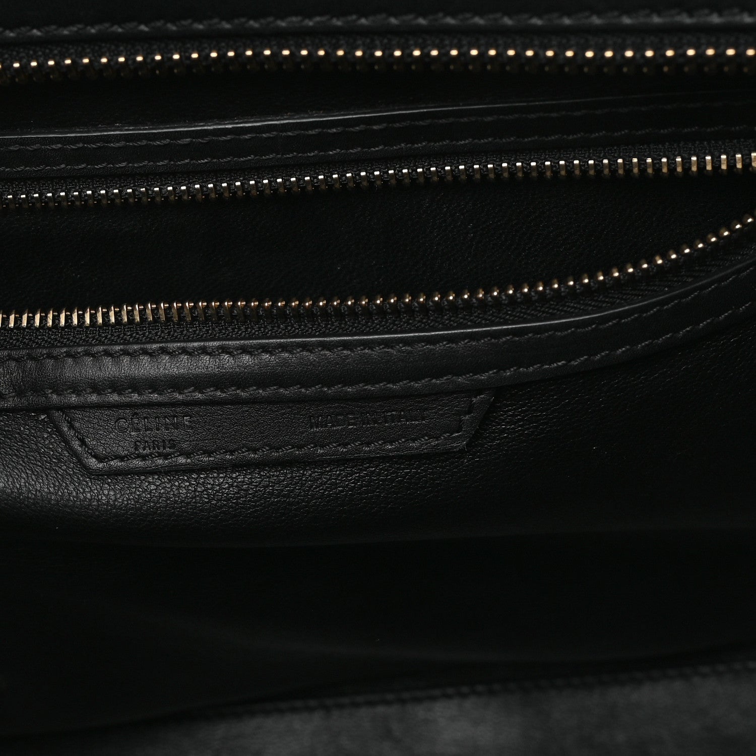 Celine Smooth Calfskin Mini Luggage Black 6 of 11