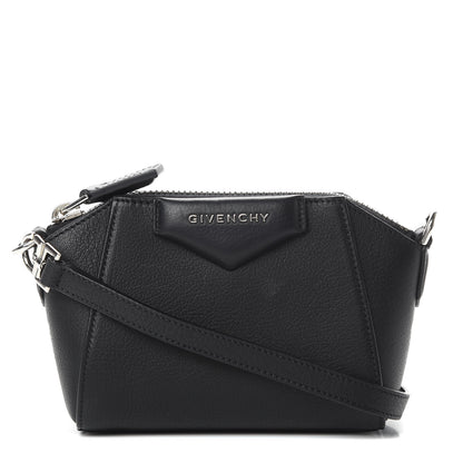 Givenchy Sugar Goatskin Nano Antigona Black 1 of 11