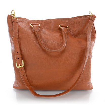 Prada Vitello Daino Tote Rame 3 of 8