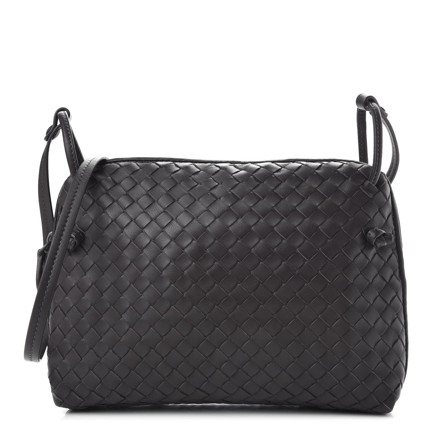 Bottega Veneta Nappa Intrecciato Nodini Crossbody Messenger Quetsche 1 of 8