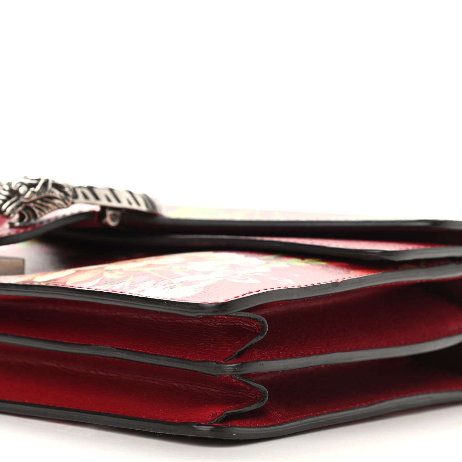 Gucci Calfskin Blooms Print Small Dionysus Shoulder Bag Romantic Cherry Multicolor 10 of 10