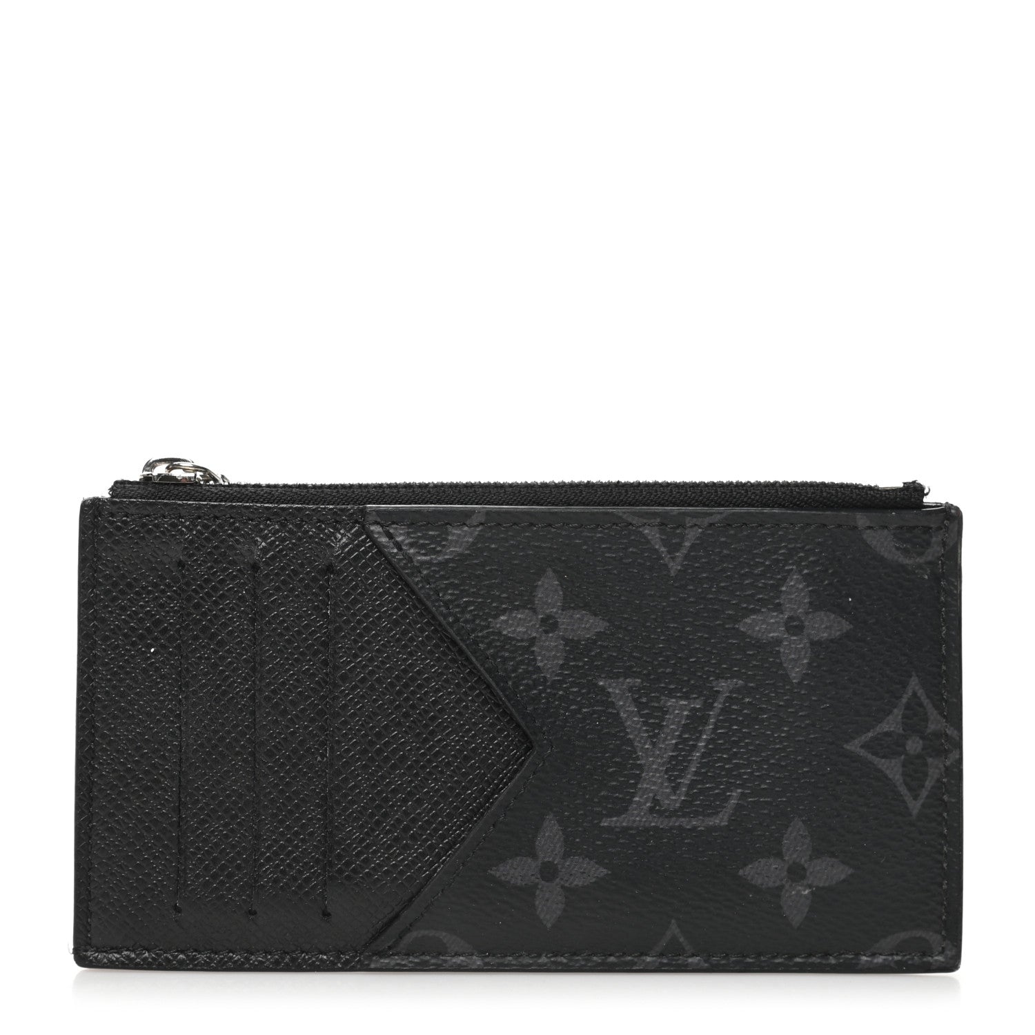 Louis Vuitton Taigarama Coin Card Holder Black 1 of 9