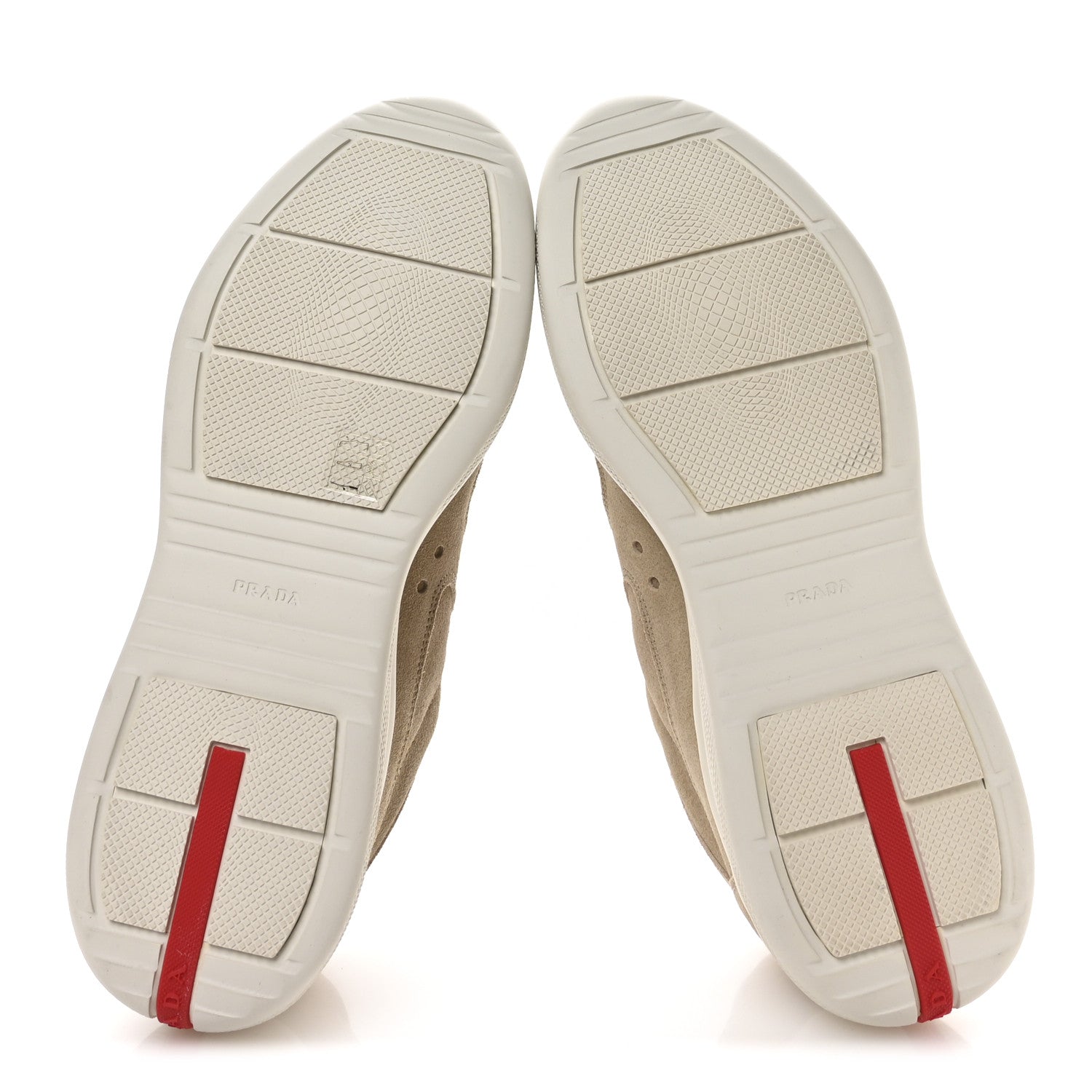 Prada Suede Mens America's Cup Sneakers 11 Beige 6 of 7