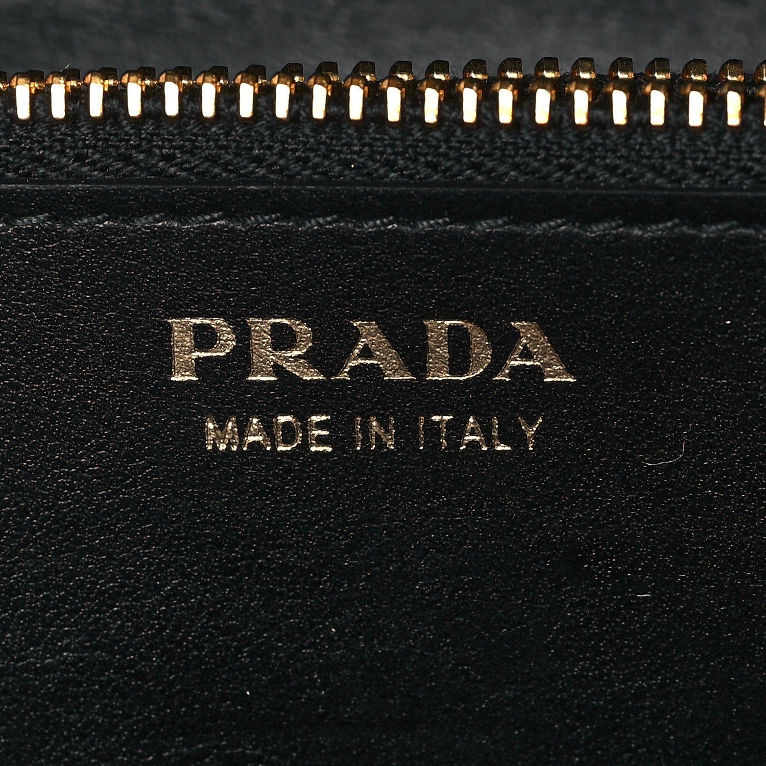 Prada Tessuto Nylon Soft Calf Wristlet Wallet Black 6 of 7