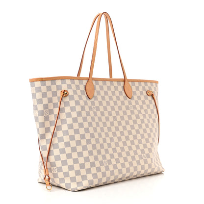 Louis Vuitton Damier Azur Neo Neverfull GM Rose Ballerine 2 of 11