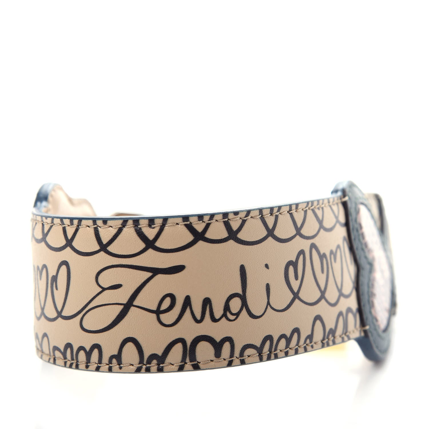Fendi Vitello Liberty Elaphe Open Your Heart Strap You Amido Amazzonia Multicolor 4 of 7