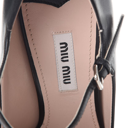 Miu Miu Nappa Studded Pumps 37.5 Black 9 of 10