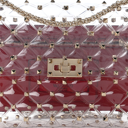 Valentino Garavani PVC Medium Rockstud Spike Shoulder Bag 9 of 9