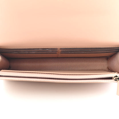 Chanel Calfskin Quilted Perfect Fit Wallet On Chain WOC Beige 5 of 10
