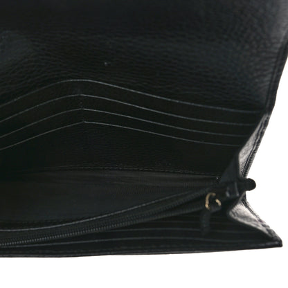 Gucci Dollar Calfskin Swing Continental Wallet Black 5 of 10