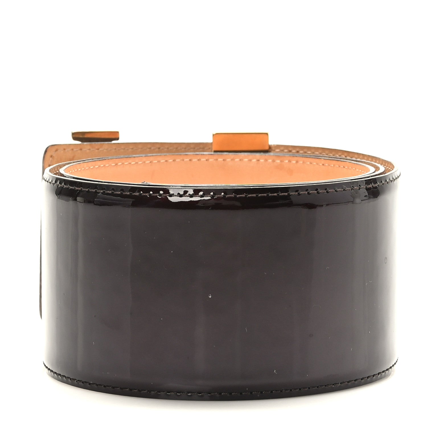 Louis Vuitton Patent LV Facettes Belt 75 30 Amarante 2 of 8